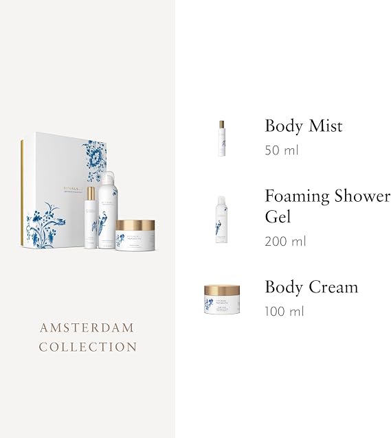 RITUALS Gift Set Amsterdam Collection L - Luxury Gift Box With 3 Full-Size Products - 1x Shower Gel, 1x Body Cream and 1x Body Mist - With Japanese Yuzu and..