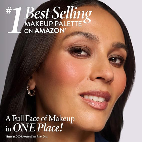 LAURA GELLER NEW YORK The Best of the Best Baked Starter Palette - Full Size - Includes Bronzer, Blush, 2 Highlighters and 3 Eyeshadows - Travel-Friendly